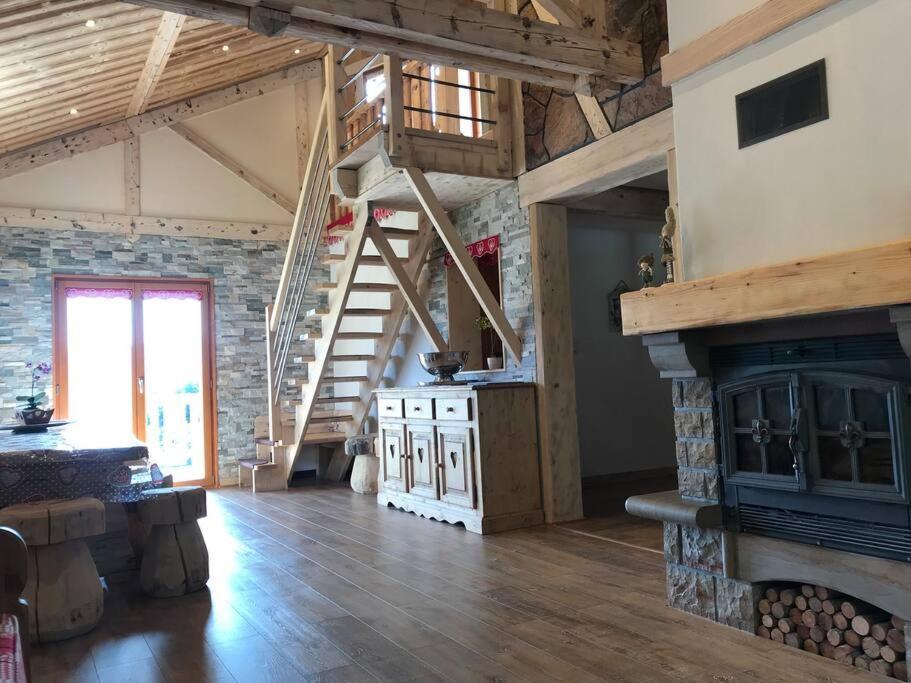 Chalet Spa Le Diamant Nathalie Mn La Rouge La Bresse Eksteriør billede