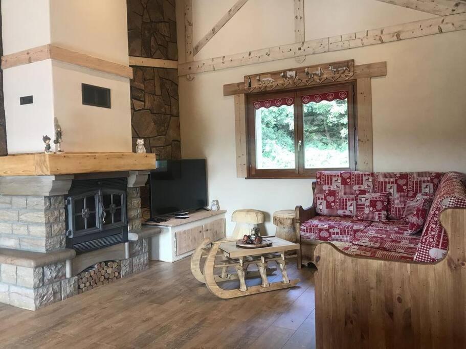 Chalet Spa Le Diamant Nathalie Mn La Rouge La Bresse Eksteriør billede