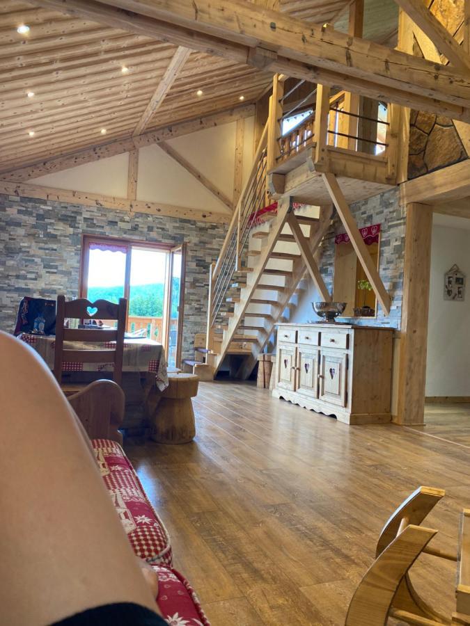 Chalet Spa Le Diamant Nathalie Mn La Rouge La Bresse Eksteriør billede